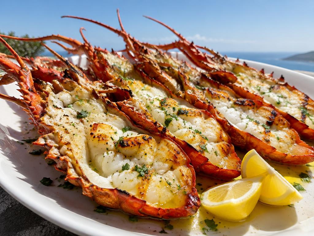 Lemon Butter Braai Lobster