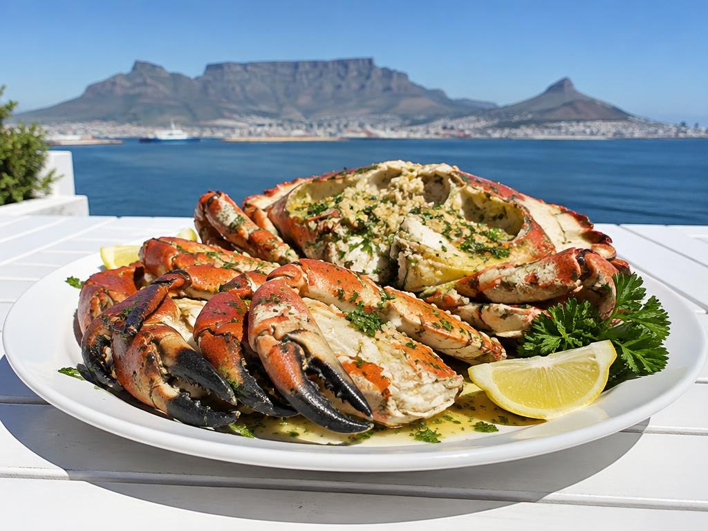 Braaied Crab in Garlic Butter