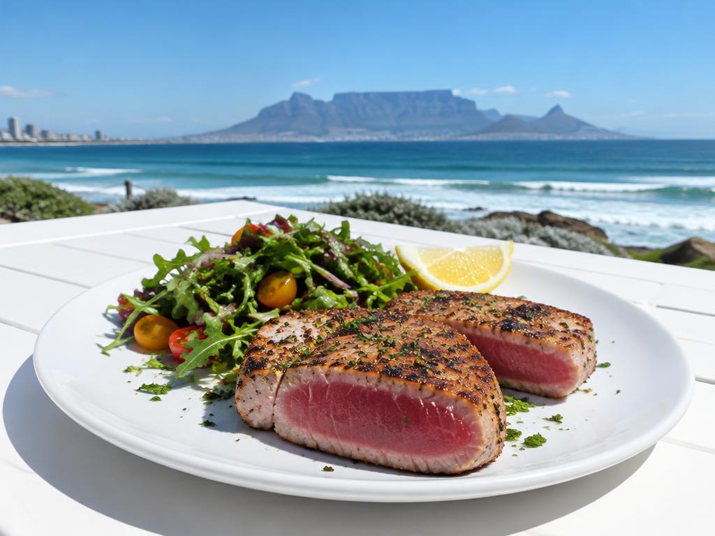 Braaied Tuna Steaks with Chimichurri