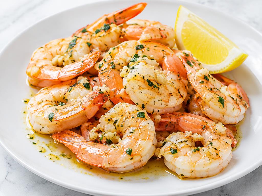 Garlic Lemon Prawns