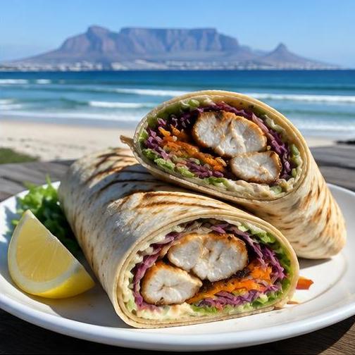 Grilled yellowtail wraps