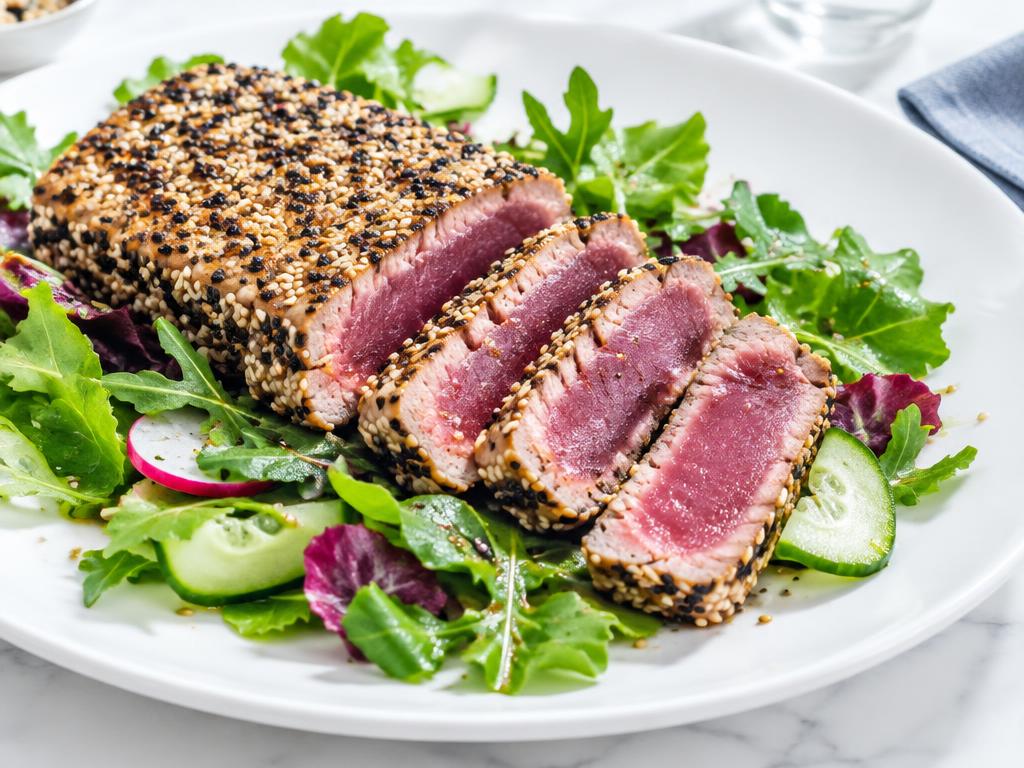 Sesame-Crusted Seared Tuna